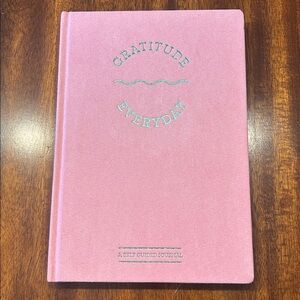 Spritz Pink Gratitude Everyday Self Guided Journal